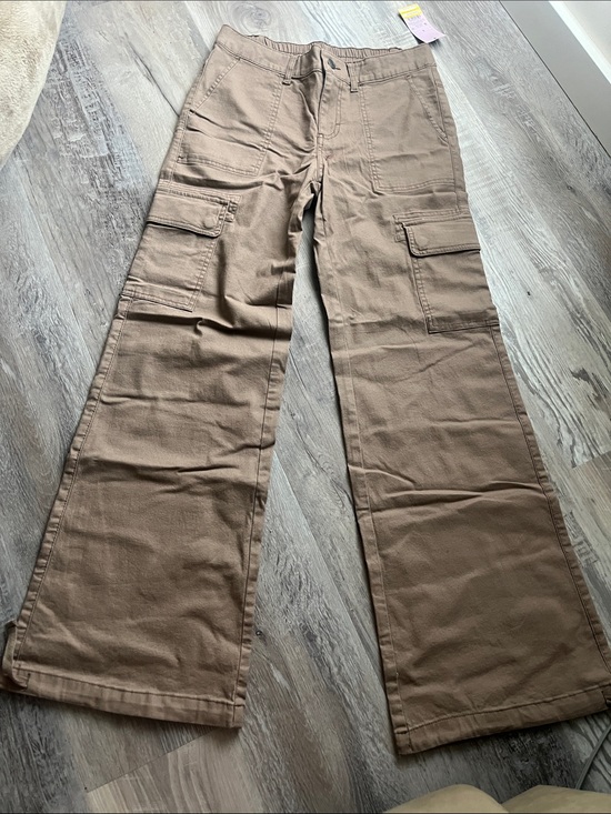 wild fable Pants - wild fable brown Wide-Leg Cargo Pants
